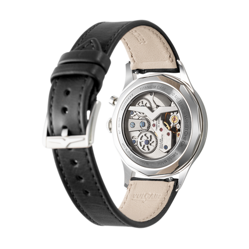 Cricket Tradition 36 mm - Eggshell on Brown Plain Strap