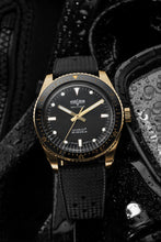 Load image into Gallery viewer, Skindiver Nautique - Bronze &amp; Black with Black Carbon Leather Strap