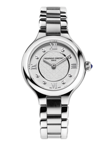Frederique Constant Classics Delight White Diamond Dial on Bracelet