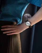 Load image into Gallery viewer, FREDERIQUE CONSTANT CLASSICS MONETA MOONPHASE SILVER DIAL ON LEATHER STRAP (Copy)