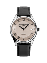 Load image into Gallery viewer, FREDERIQUE CONSTANT CLASSICS QUARTZ DATE CREAM ON LEATHER 40mm