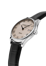 Load image into Gallery viewer, FREDERIQUE CONSTANT CLASSICS QUARTZ DATE CREAM ON LEATHER 40mm