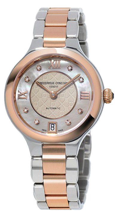 Frederique Constant Classics Delight Automatic RG 2 Tones  Diamond Dial on Bracelet