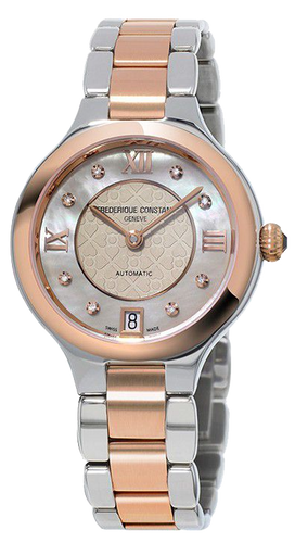 Frederique Constant Classics Delight Automatic RG 2 Tones  Diamond Dial on Bracelet