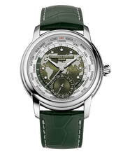 Load image into Gallery viewer, FREDERIQUE CONSTANT CLASSICS WORLDTIMER MANUFACTURE GREEN LIMITED EDITION