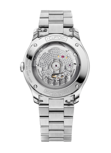 Baume & Mercier Clifton Off-White Dial on Steel Bracelet 10793