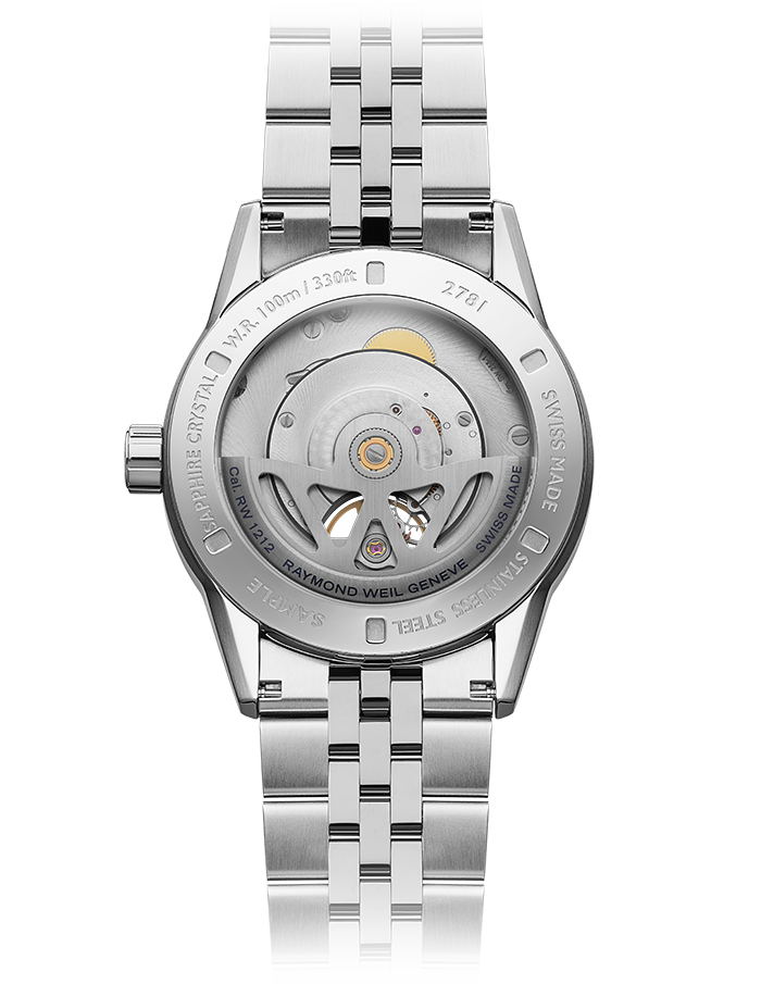 Raymond Weil Freelancer Calibre RW1212 Men's Automatic Open Heart in Green -42.5mm