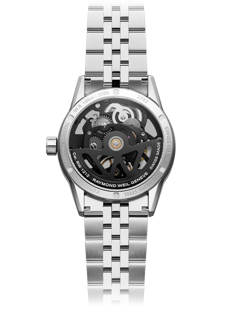 Raymond Weil Freelancer Calibre RW1212 Skeleton Automatic Watch on Bracelet