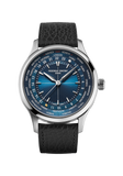 FREDERIQUE CONSTANT CLASSICS WORLDTIMER ANGELS MANUFACTURE BLUE LIMITED EDITION