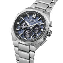 Load image into Gallery viewer, Seiko Astron GPS Solar Dual Time Chronograph HAB001J Blue