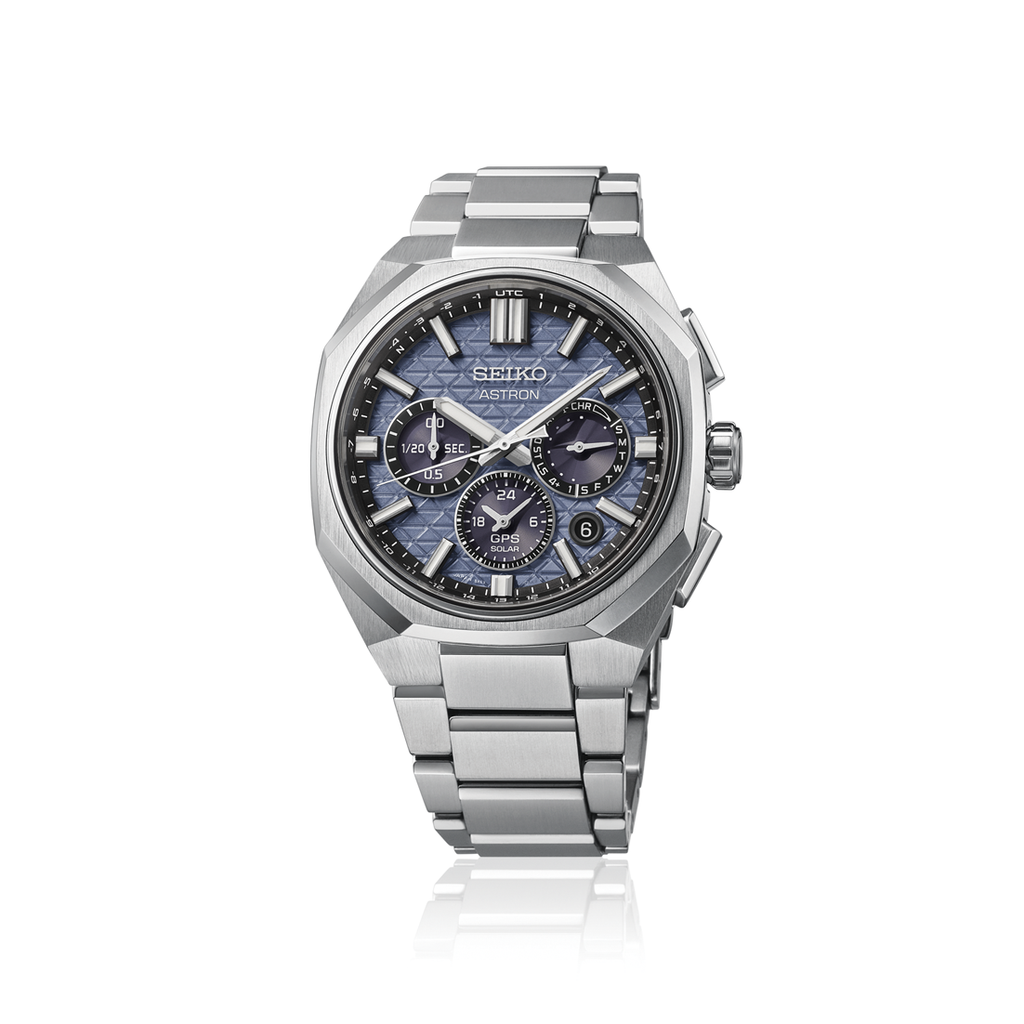 Seiko Astron GPS Solar Dual Time Chronograph HAB001J Blue