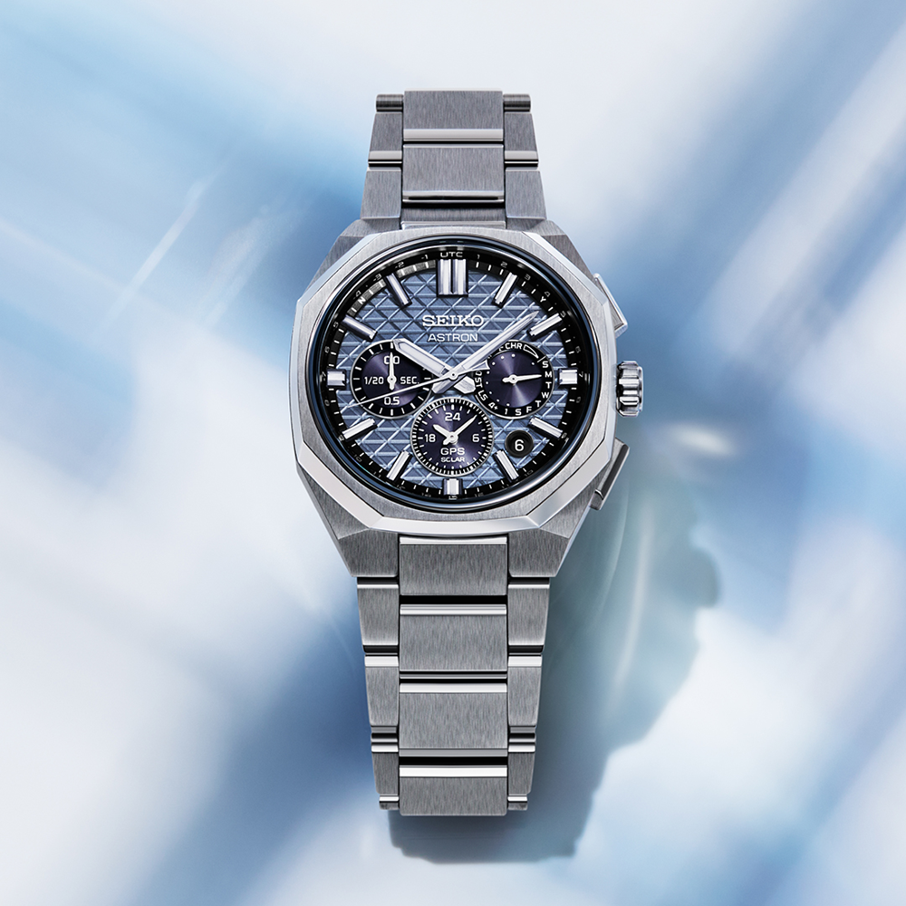 Seiko Astron GPS Solar Dual Time Chronograph HAB001J Blue