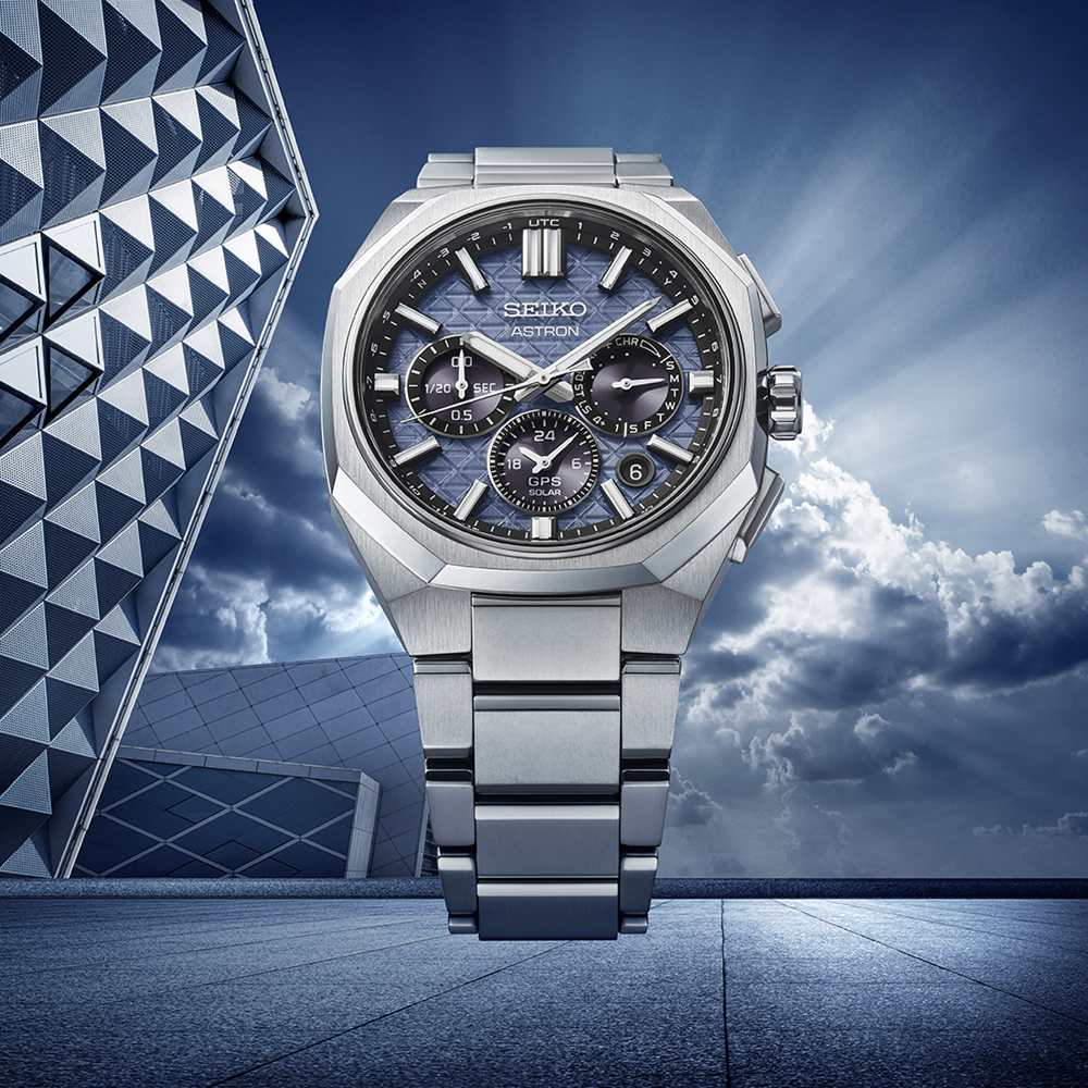 Seiko Astron GPS Solar Dual Time Chronograph HAB001J Blue