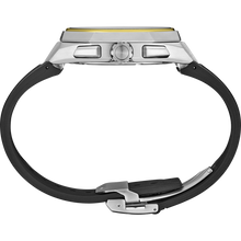 Load image into Gallery viewer, Seiko Astron GPS Solar Dual Time Chronograph HAB003J Black Dial on Rubber Strap