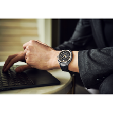 Load image into Gallery viewer, Seiko Astron GPS Solar Dual Time Chronograph HAB003J Black Dial on Rubber Strap