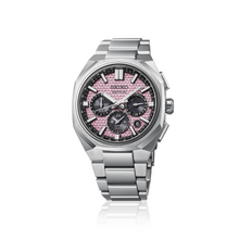 Load image into Gallery viewer, Seiko Astron GPS Solar Dual Time Chronograph HAB006J Pink Limited Edition