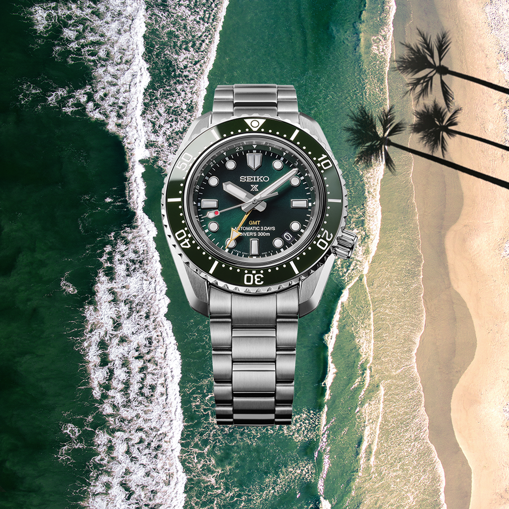 Seiko Prospex Automatic Divers Watch Green GMT -HBC001J