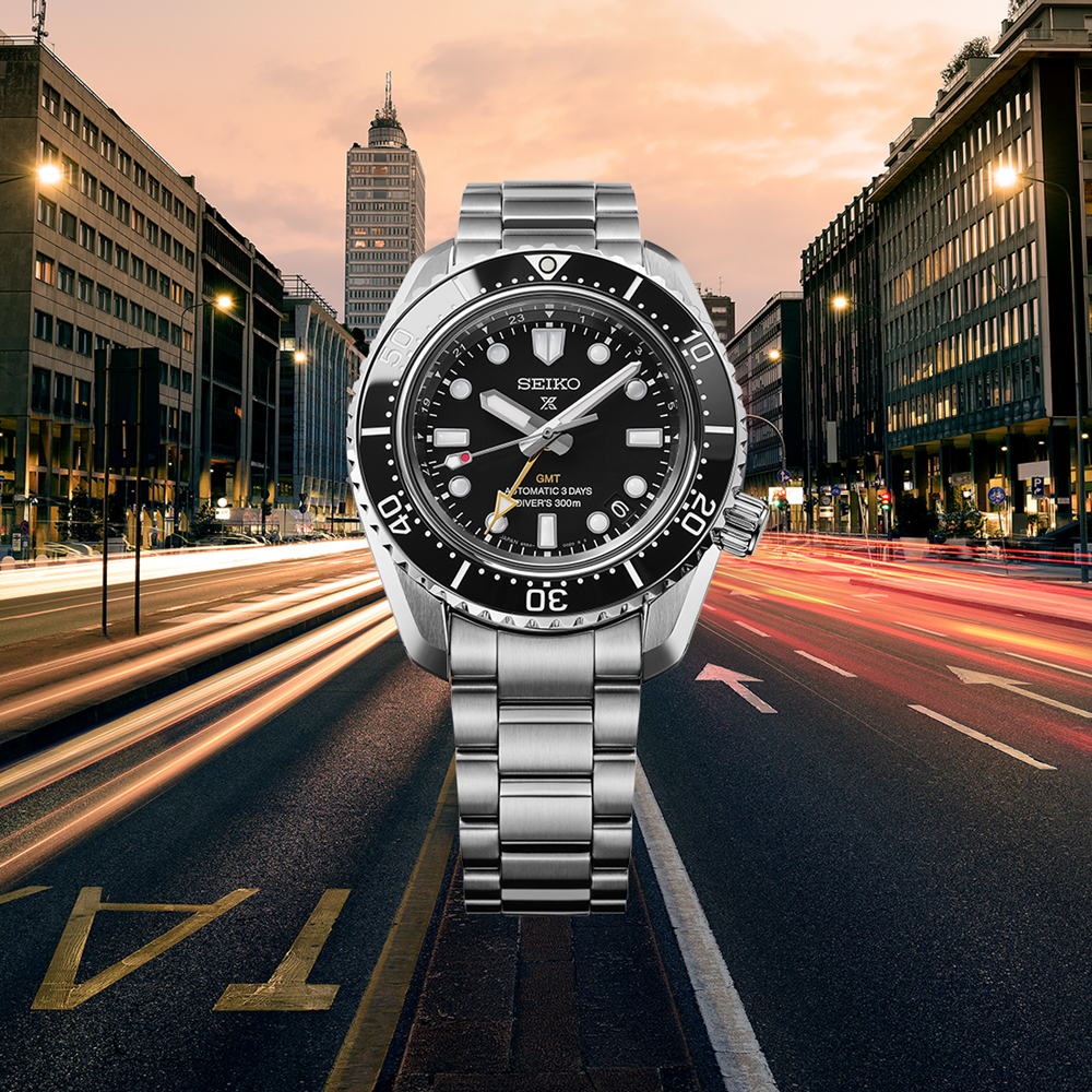 Seiko Prospex Automatic Divers Watch Black GMT -HBC002J