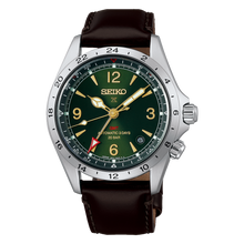 Load image into Gallery viewer, SEIKO Prospex Land Automatic Watch Alpinist GMT HBC007J Green on Leather