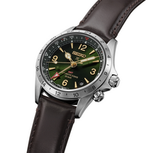 Load image into Gallery viewer, SEIKO Prospex Land Automatic Watch Alpinist GMT HBC007J Green on Leather