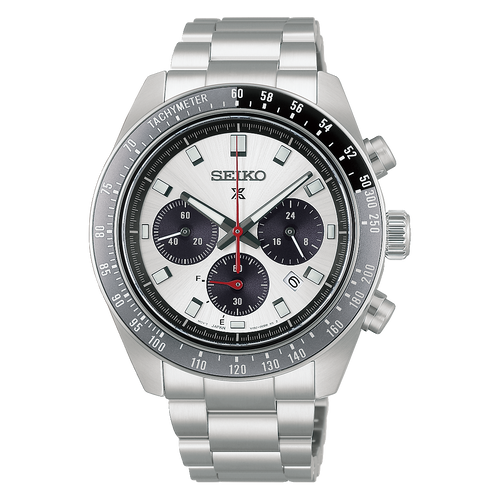 Seiko Prospex Speedtimer Solar Chronograph HBJ001P White Dial
