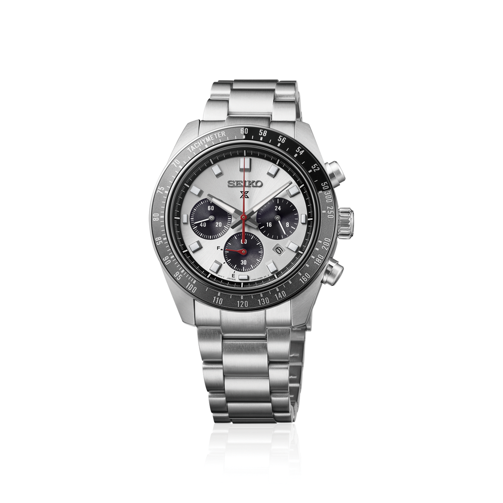 Seiko Prospex Speedtimer Solar Chronograph HBJ001P White Dial
