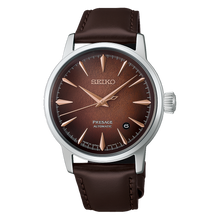 Load image into Gallery viewer, Seiko Presage Cocktail Time Brown Watch on Leather HCB003