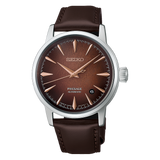 Seiko Presage Cocktail Time Brown Watch on Leather HCB003