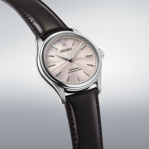 Seiko Presage Classic Series Automatic Watch HCC003 Pink Dial 38mm on Leather