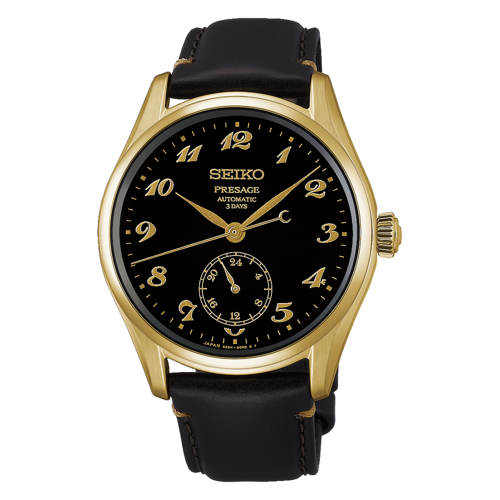 Seiko Seiko Presage Classic HCC006J -Craftsmanship Black Urushi on leather Gold PVD