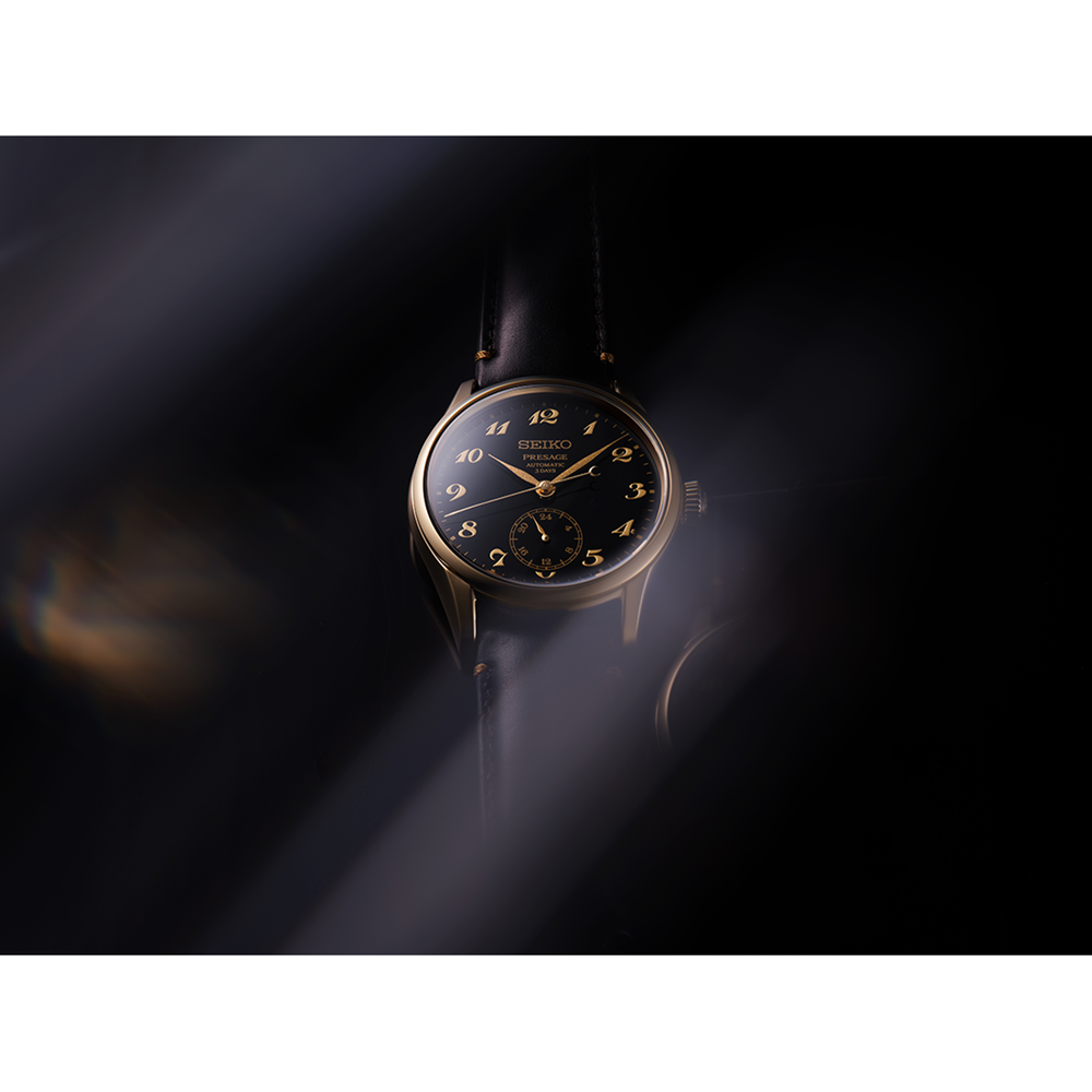 Seiko Seiko Presage Classic HCC006J -Craftsmanship Black Urushi on leather Gold PVD