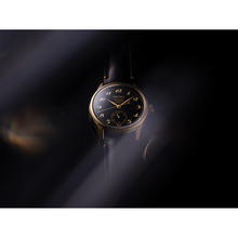 Load image into Gallery viewer, Seiko Seiko Presage Classic HCC006J -Craftsmanship Black Urushi on leather Gold PVD