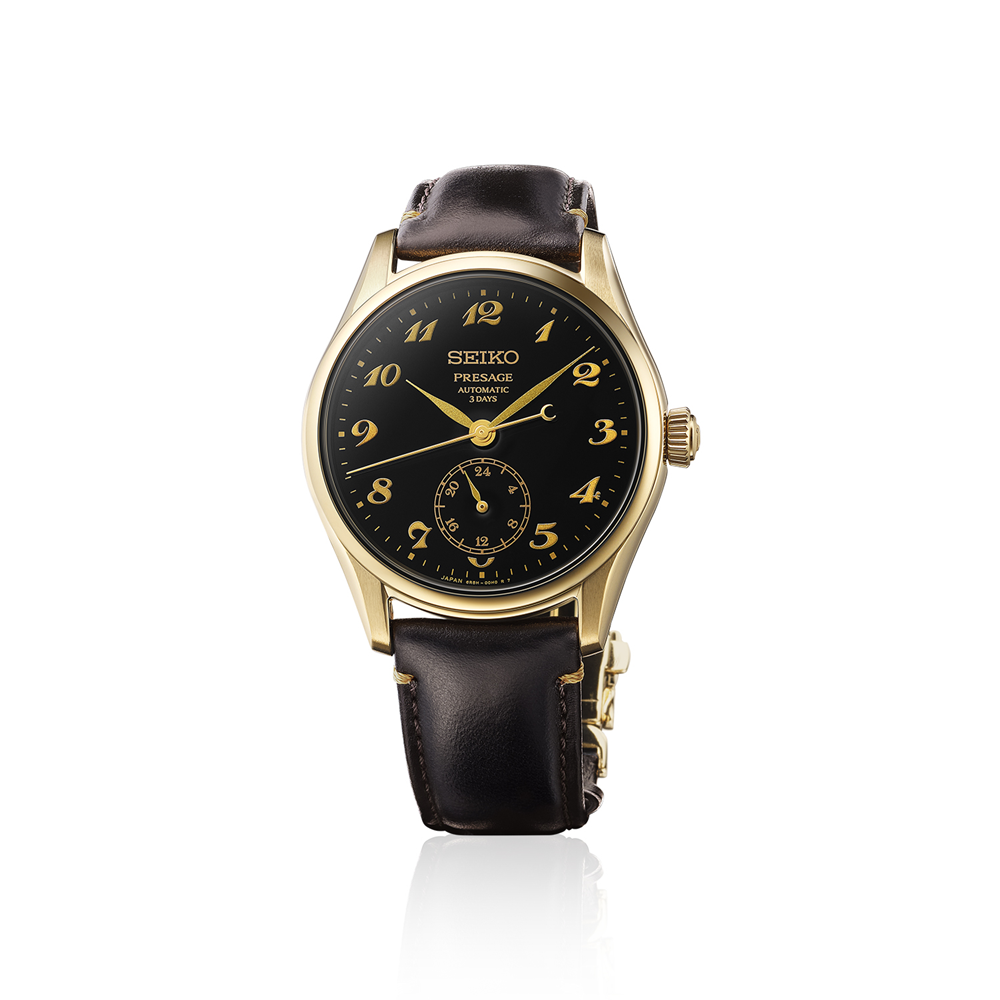 Seiko Seiko Presage Classic HCC006J -Craftsmanship Black Urushi on leather Gold PVD