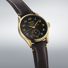 Load image into Gallery viewer, Seiko Seiko Presage Classic HCC006J -Craftsmanship Black Urushi on leather Gold PVD