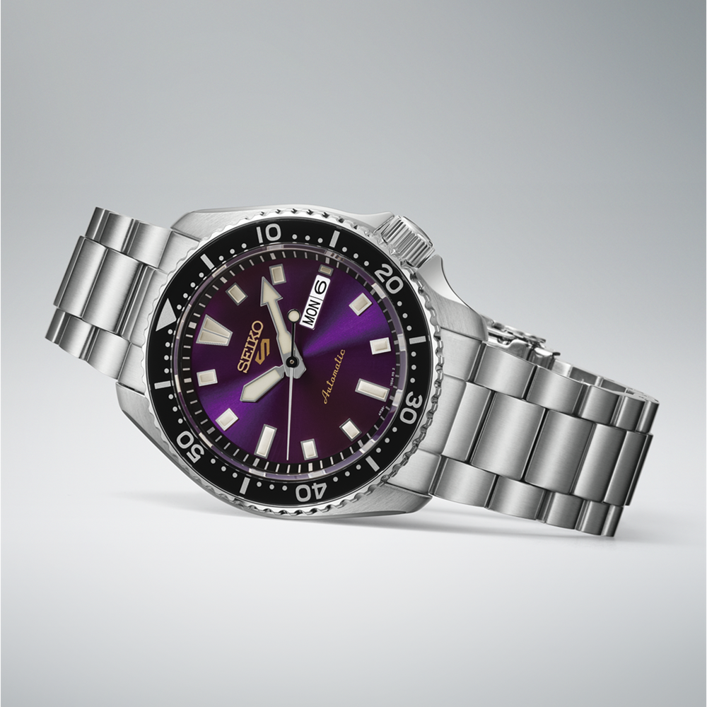 Seiko 5 Automatic 5 SKX Series HDB003 Purple Dial 145th Anniversary Limited Edition