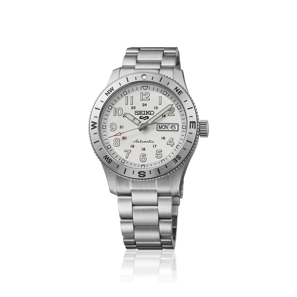 Seiko 5 Sports Field Sport Automatic White Dial on Bracelet -HDB007