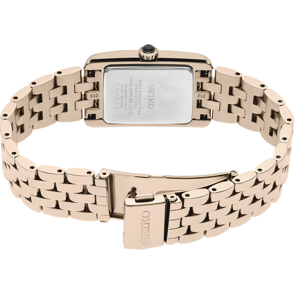 Seiko Discover More Quartz Analogue Watch HGG002 RG PVD