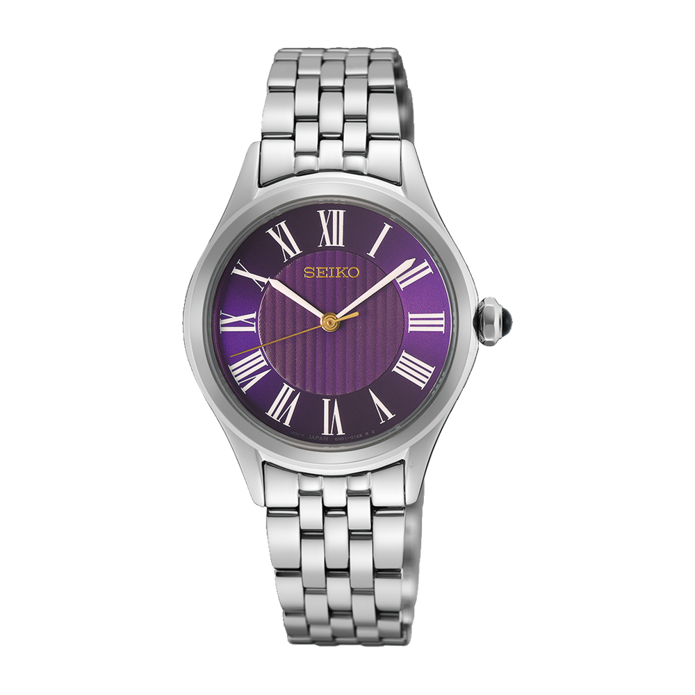 Seiko Discover More Quartz Analogue Watch HGH004 Purple 145th Anniversary Limited Edition