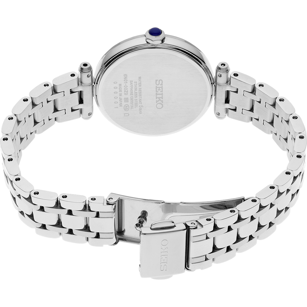 Seiko Conceptual Quartz Analogue Watch White MOP HGH005P