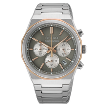 Load image into Gallery viewer, Seiko Discover More Conceptual Chronograph Quartz HGK002P Grey Dial