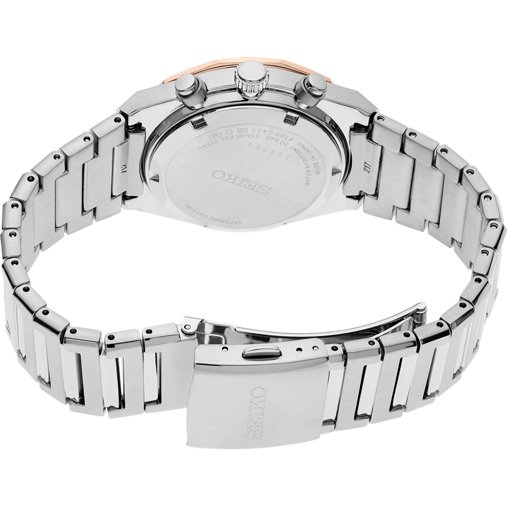 Seiko Discover More Conceptual Chronograph Quartz HGK002P Grey Dial