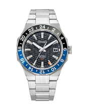 Load image into Gallery viewer, Citizen Series 8 GMT Black Blue Bezel NB6031-56E