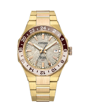 Load image into Gallery viewer, Citizen Series 8 GMT Brown White Bezel NB6032-53P