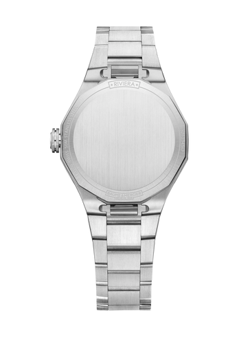 Baume & Mercier Riviera Gold 33mm Quartz 10810 Argent chaud
