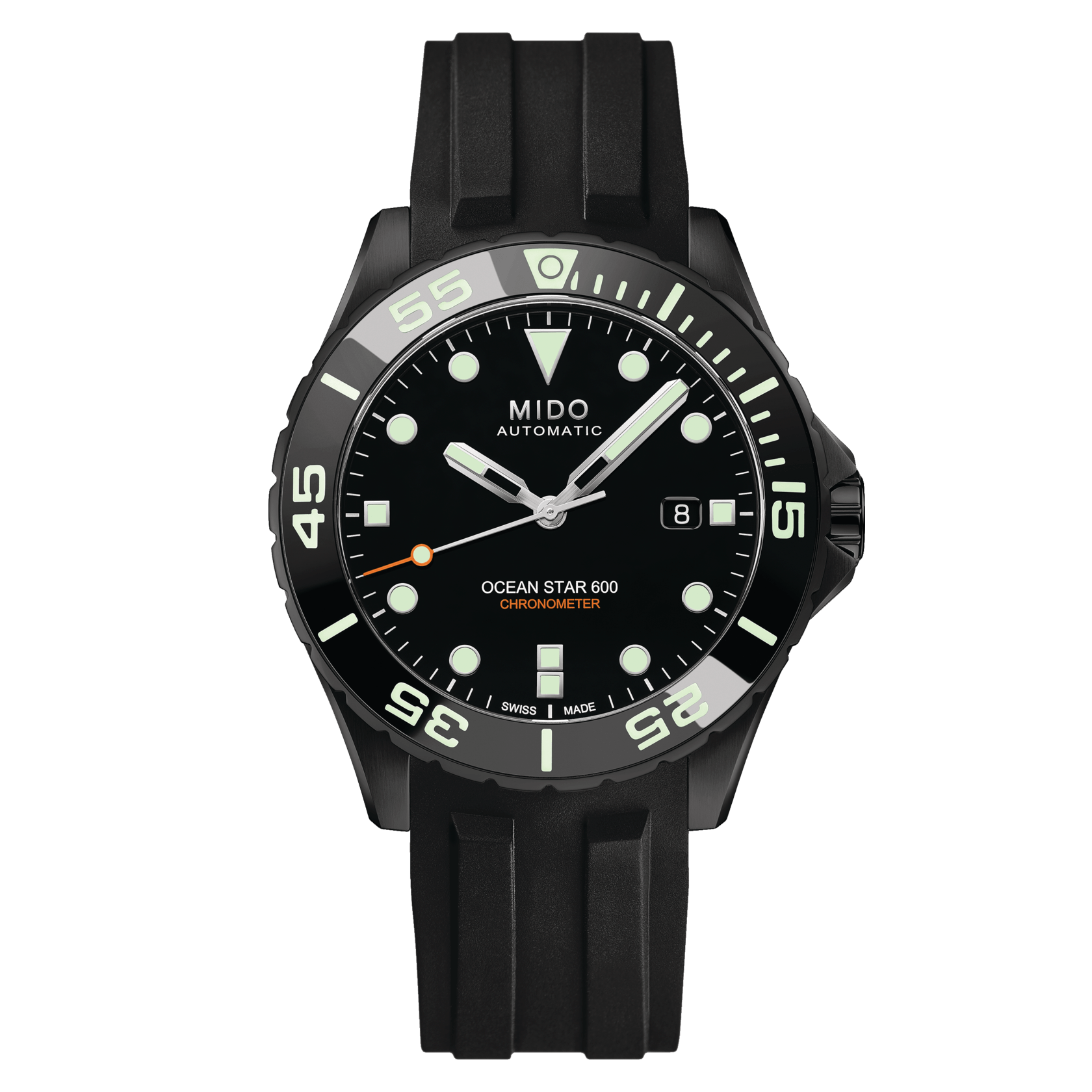 Load image into Gallery viewer, MIDO OCEAN STAR 600 CHRONOMETER WITH BLACK DLC COATING with 5 YEAR WARRANTY