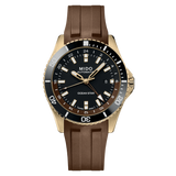 MIDO OCEAN STAR GMT YELLOW GOLD PVD ON RUBBER