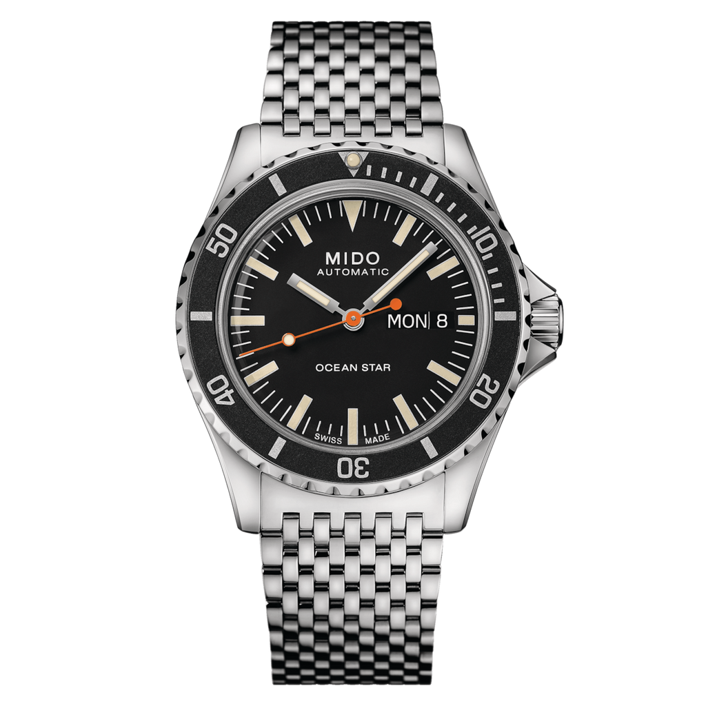 MIDO OCEAN STAR TRIBUTE BLACK -SPECIAL EDITION -1 EXTRA STRAP