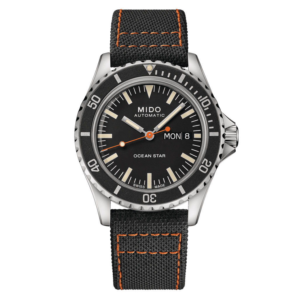 MIDO OCEAN STAR TRIBUTE BLACK -SPECIAL EDITION -1 EXTRA STRAP