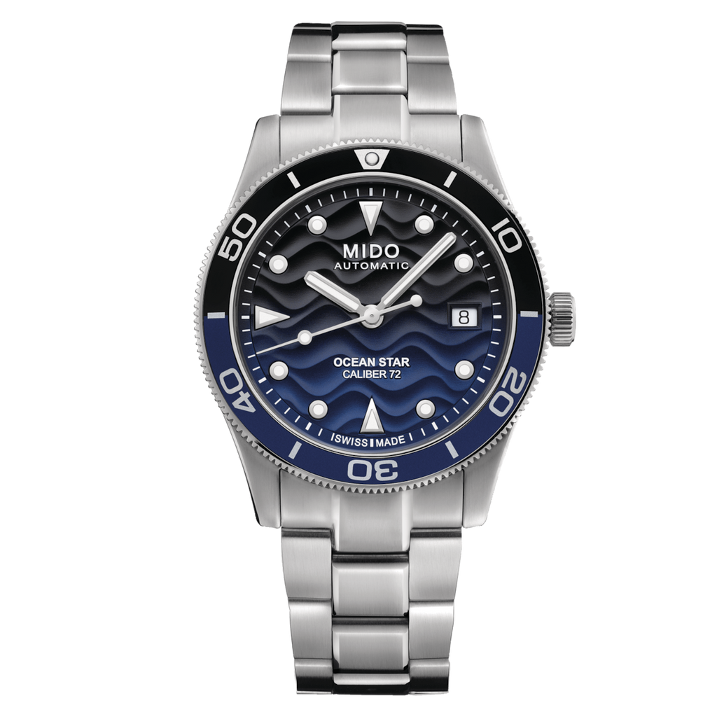 MIDO OCEAN STAR 39mm Blue gradient on Bracelet