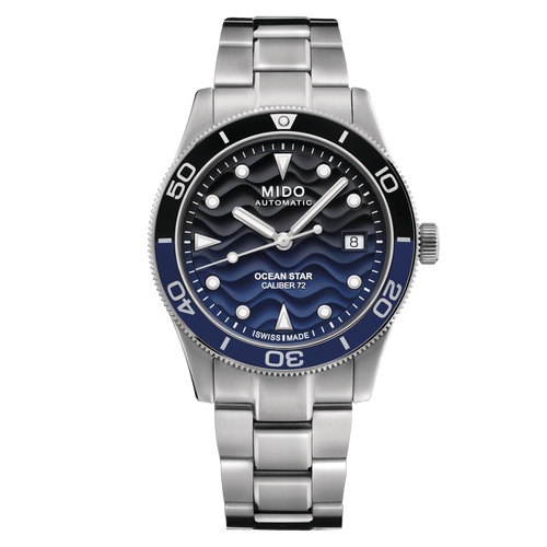 MIDO OCEAN STAR 39mm Blue gradient on Bracelet